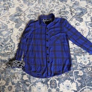 Men's L Allyance Rogue Heroes Button Up - Neon Periwinkle